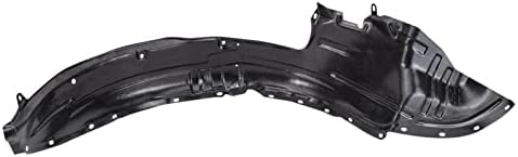 TRQ Front Left Inner Fender Liner Black Drivers Side