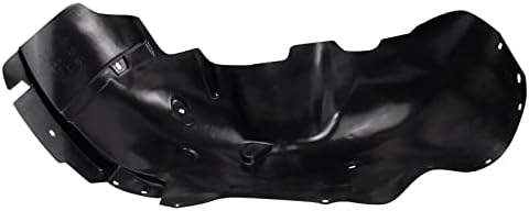TRQ Front Right Inner Fender Liner Black Passenger Side