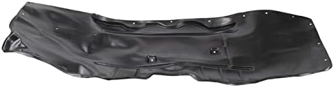 TRQ Front Right Inner Fender Liner Black Passenger Side