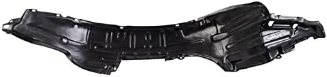 TRQ Front Right Inner Fender Liner Black Passenger Side