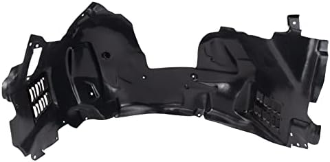 TRQ Front Right Inner Fender Liner Black Passenger Side