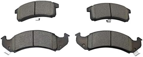 TRQ Front Posi Ceramic Brake Pad Kit Set