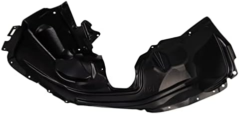 TRQ Front Right Inner Fender Liner Black Passenger Side