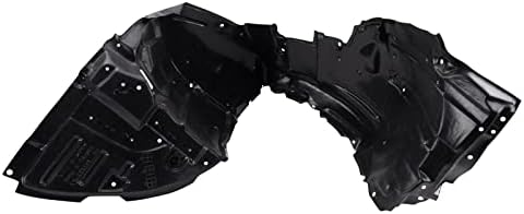 TRQ Front Right Inner Fender Liner Black Passenger Side