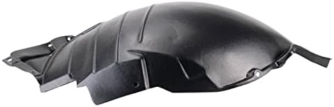 TRQ Front Right Forward Inner Fender Liner Black Passenger Side