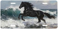 Dark Horse Sea Front License Plate Car Decorative License Plates