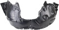 TRQ Front Right Inner Fender Liner Black Passenger Side