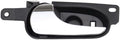 TRQ Rear Left Interior Door Handle Chrome & Black Drivers Side