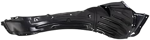 TRQ Front Left Inner Fender Liner Black Drivers Side