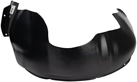 TRQ Front Left Inner Fender Liner Black Drivers Side