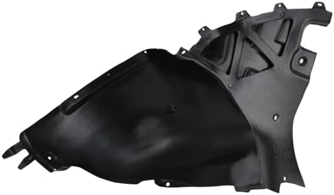 TRQ Front Right Forward Inner Fender Liner Black Passenger Side