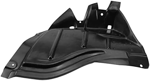 TRQ Front Left Forward Inner Fender Liner Black Drivers Side
