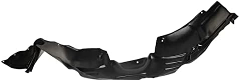 TRQ Front Right Inner Fender Liner Black Passenger Side