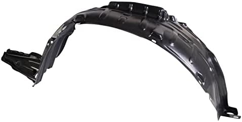 TRQ Front Left Inner Fender Liner Black Drivers Side