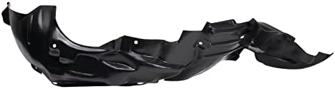 TRQ Front Right Inner Fender Liner Black Passenger Side