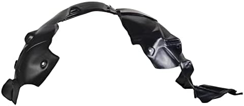 TRQ Front Left Inner Fender Liner Black Drivers Side