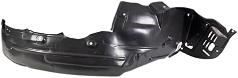 TRQ Front Right Inner Fender Liner Black Passenger Side