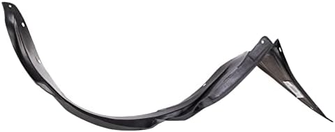 TRQ Front Right Inner Fender Liner Black Passenger Side