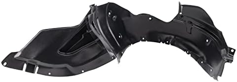 TRQ Front Right Inner Fender Liner Black Passenger Side