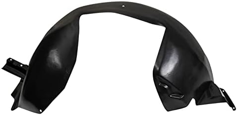 TRQ Front Left Inner Fender Liner Black Drivers Side