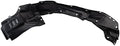 TRQ Front Left Inner Fender Liner Black Drivers Side
