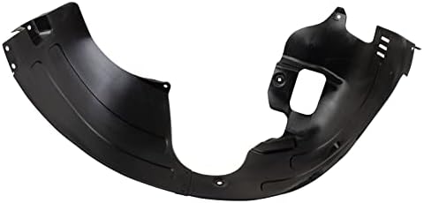 TRQ Front Left Inner Fender Liner Black Drivers Side