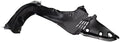 TRQ Front Left Inner Fender Liner Black Drivers Side