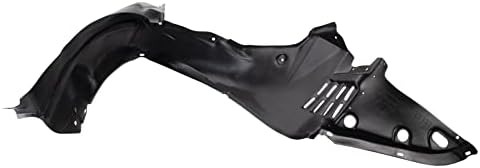 TRQ Front Left Inner Fender Liner Black Drivers Side