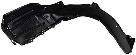TRQ Front Right Inner Fender Liner Black Passenger Side