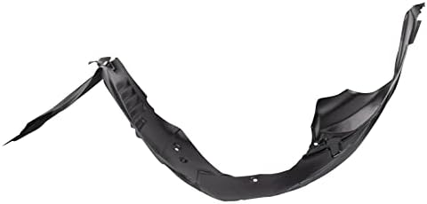TRQ Front Right Inner Fender Liner Black Passenger Side