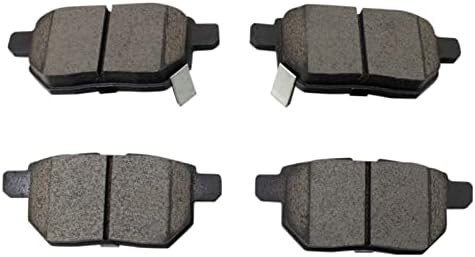 TRQ Rear Premium Posi Ceramic Disc Brake Pad Set