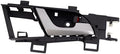 TRQ Front Right Interior Door Handle Black Housing with Silver Lever