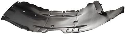 TRQ Front Right Inner Fender Liner Black Passenger Side