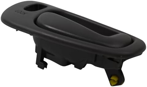 TRQ Front Right Interior Door Handle Dark Gray Passenger Side