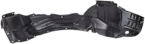 TRQ Front Left Inner Fender Liner Black Drivers Side