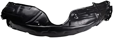 TRQ Front Right Inner Fender Liner Black Passenger Side