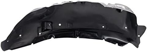TRQ Front Left Inner Fender Liner Black Drivers Side