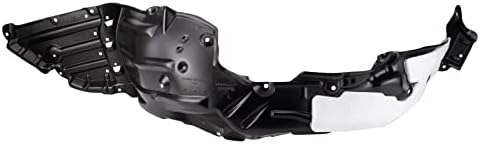 TRQ Front Left Inner Fender Liner Black Drivers Side