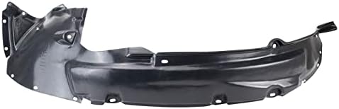 TRQ Front Left Inner Fender Liner Black Drivers Side