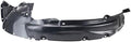 TRQ Front Left Inner Fender Liner Black Drivers Side