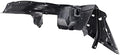 TRQ Front Right Inner Fender Liner Black Passenger Side