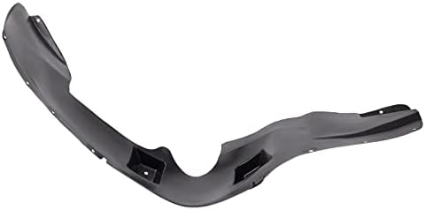 TRQ Front Right Inner Fender Liner Black Passenger Side