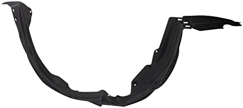 TRQ Front Left Inner Fender Liner Black Drivers Side