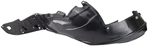 TRQ Front Left Inner Fender Liner Black Drivers Side