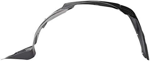 TRQ Front Right Inner Fender Liner Black Passenger Side