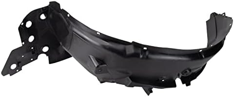 TRQ Front Right Inner Fender Liner Black Passenger Side