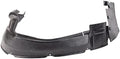 TRQ Front Right Inner Fender Liner Black Passenger Side