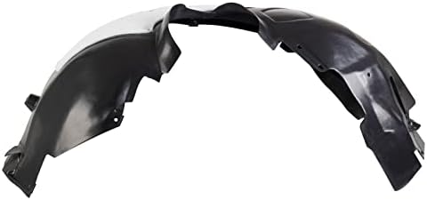 TRQ Front Left Inner Fender Liner Black Drivers Side