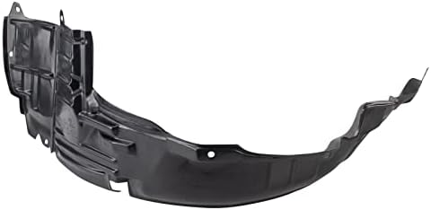 TRQ Front Left Inner Fender Liner Black Drivers Side