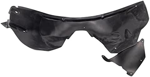 TRQ Front Right Inner Fender Liner Black Passenger Side